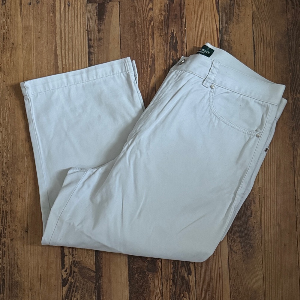 Lauren Jeans Co. Ralph Lauren 100% Cotton Khaki Capris